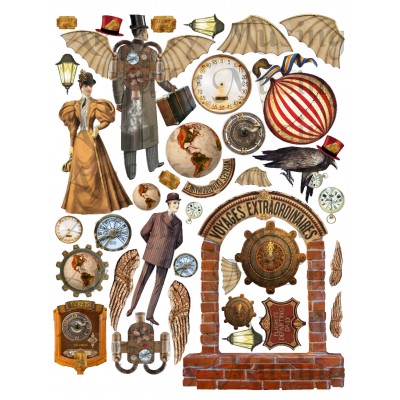 Collage Sheet Steampunk (StonePaper) ES-103